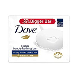 Dove Cream Beauty Bathing Bar 125g Combo Pack Of 3